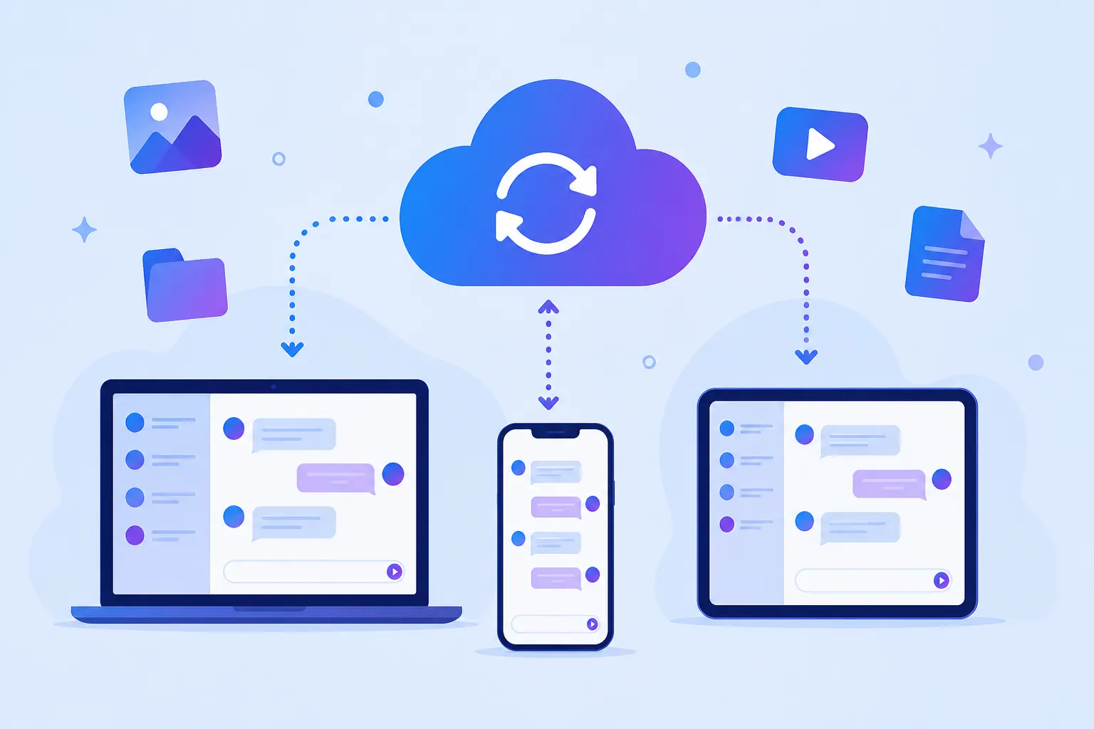 Ilustrasi penyimpanan cloud Telegram