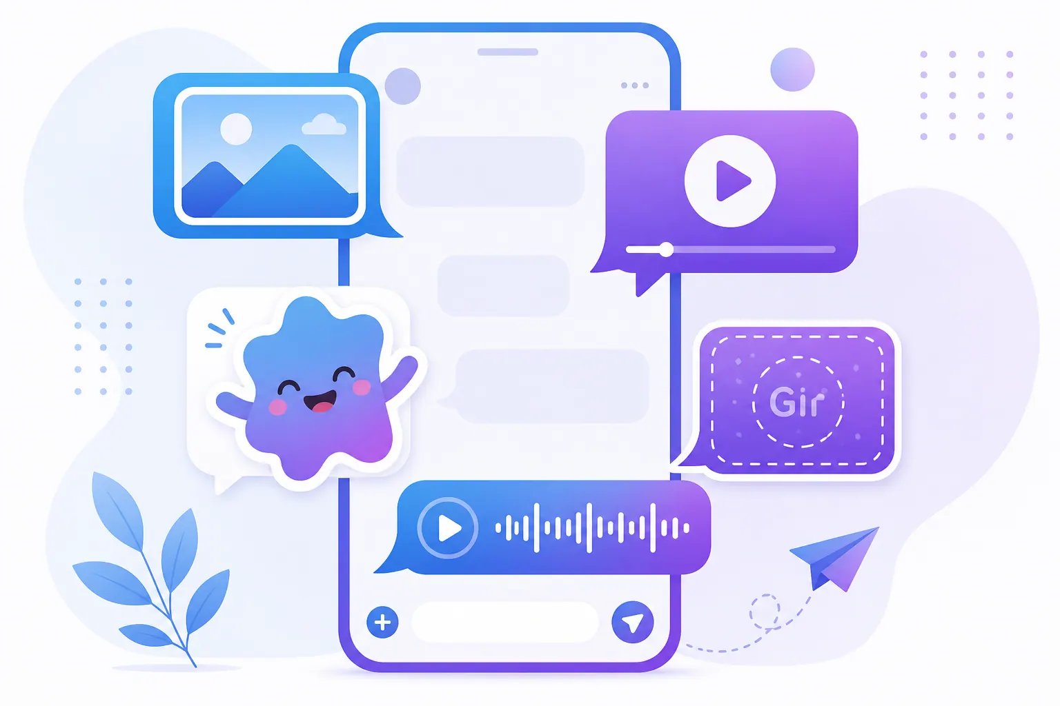 Ilustrasi pengiriman media Telegram