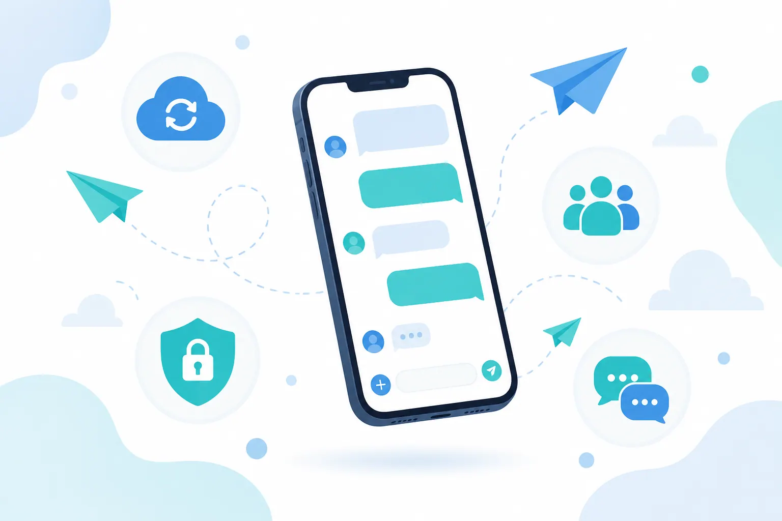 Ilustrasi artikel dan tutorial Telegram Bahasa Indonesia