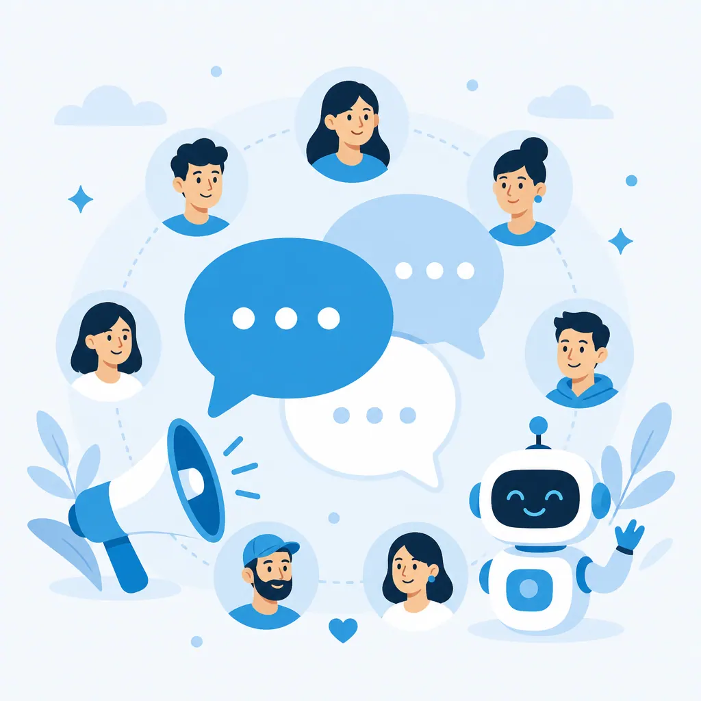 Ilustrasi komunitas Telegram