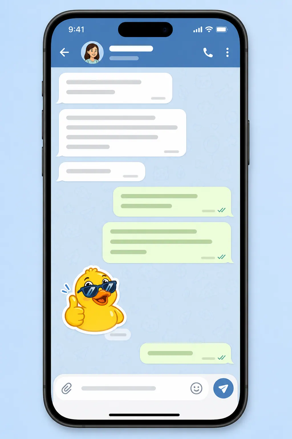 Telegram siap dipakai setelah panduan pemasangan selesai